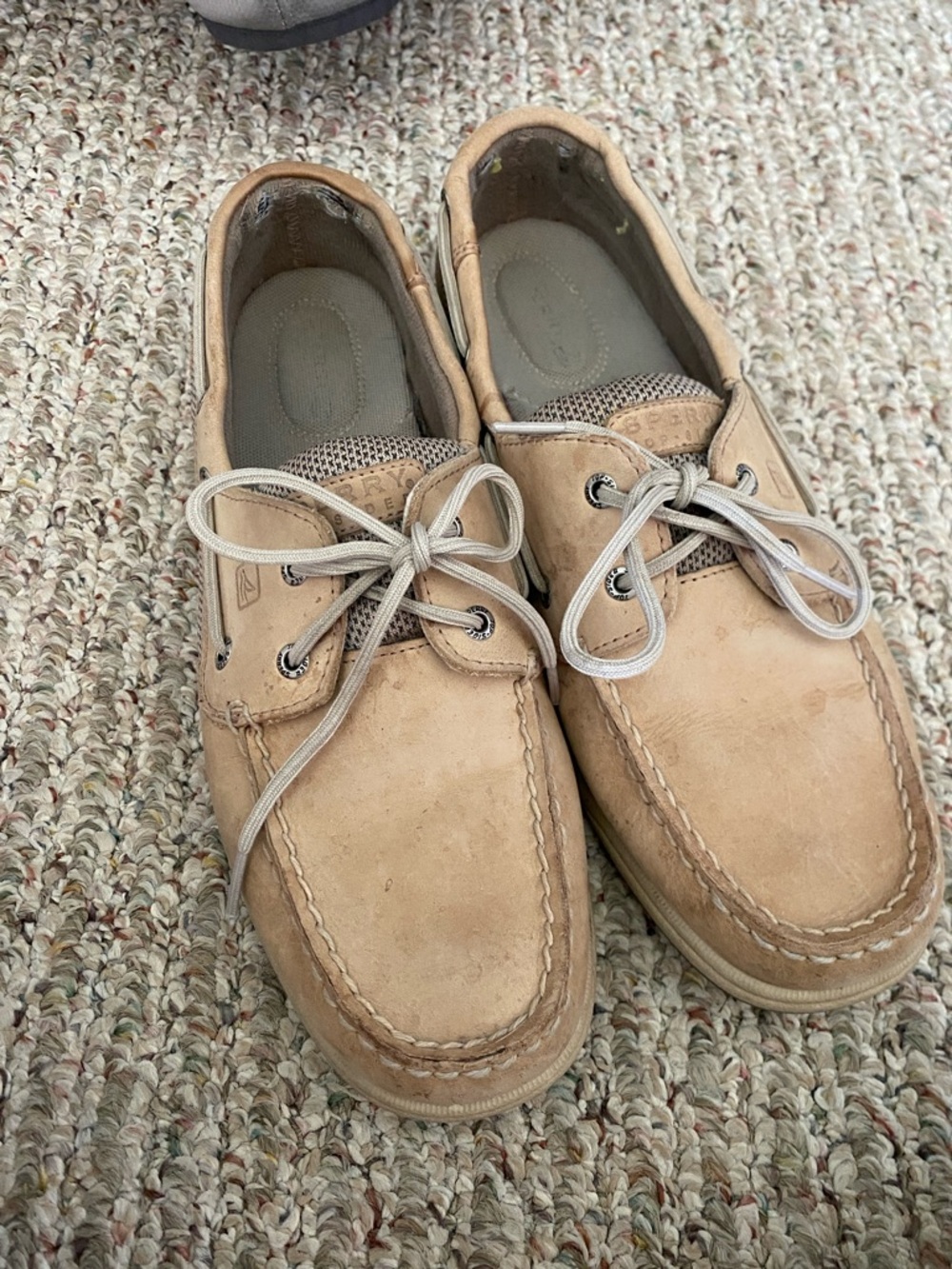 Sperry Women’s Tan Leather Boat Shoes
